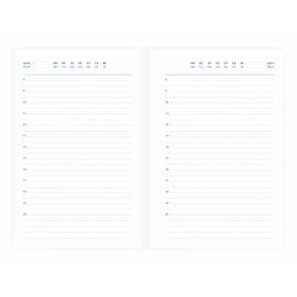 Ежедневник недатированный Attache Вива искусственная кожа А5 176 листов коричневый