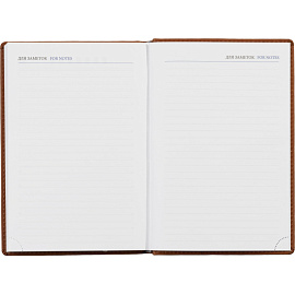 Ежедневник недатированный Attache Вива искусственная кожа А5 176 листов коричневый