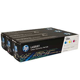 Набор картриджей HP 126A CF341A цветной оригинальный