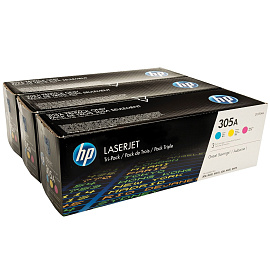 Набор картриджей HP 305A CF370AM цветной оригинальный