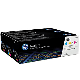 Набор картриджей HP 128A CF371AM цветной оригинальный