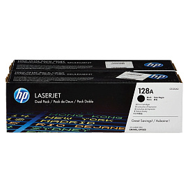 Картридж лазерный HP 128A CE320AD черный оригинальный (двойная упаковка)