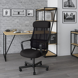 Кресло офисное Chairman CH 590, сетка/ткань, черное, 7134733 фото Кресло офисное Chairman CH 590, сетка/ткань, черное, 7134733