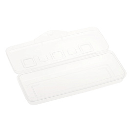 Пенал-футляр, 210*90*40 СТАММ, прозрачный, бесцветный