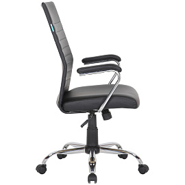 Кресло руководителя Helmi HL-E42 "Express", экокожа черная