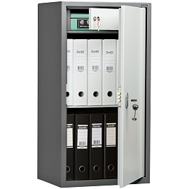 Шкаф металлический для документов AIKO "SL-87Т" ГРАФИТ, 870х460х340 мм, 21 кг, S10799090502