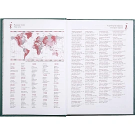 Ежедневник недатированный Attache Ideal балакрон А5 136 листов зеленый