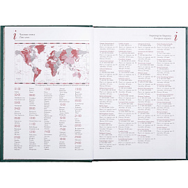 Ежедневник недатированный Attache Ideal балакрон А5 136 листов зеленый