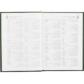 Ежедневник недатированный Attache Ideal балакрон А5 136 листов зеленый