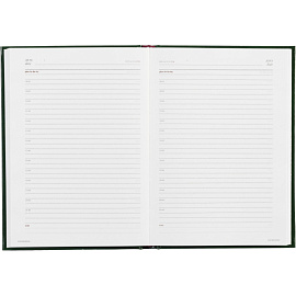 Ежедневник недатированный Attache Ideal балакрон А5 136 листов зеленый