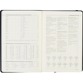 Ежедневник недатированный Bruno Visconti Megapolis Soft искусственная кожа А5 136 листов бордовый с фиксирующей резинкой (чёрный обрез), 3-470/05