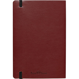 Ежедневник недатированный Bruno Visconti Megapolis Soft искусственная кожа А5 136 листов бордовый с фиксирующей резинкой (чёрный обрез), 3-470/05