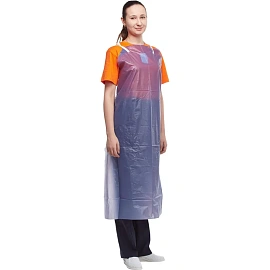 Фартук защитный КЩС ЩИТ-1 ЭКО ПВХ синий 0.1 мм