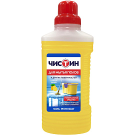 Средство для мытья пола и других поверхностей Чистин Лимон 1 л универсальное