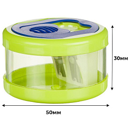 Точилка для карандашей Attache Happy с контейнером пластиковая