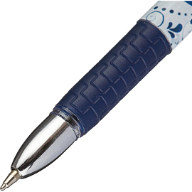 Ручка шариковая неавтоматическая Attache синяя с рисунком (толщина линии 0.5 мм) фото Ручка шариковая неавтоматическая Attache синяя с рисунком (толщина линии 0.5 мм)