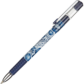Ручка шариковая неавтоматическая Attache синяя с рисунком (толщина линии 0.5 мм) фото Ручка шариковая неавтоматическая Attache синяя с рисунком (толщина линии 0.5 мм)