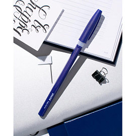 Ручка шариковая неавтоматическая Attache Indigo синяя (толщина линии 0.6 мм) фото Ручка шариковая неавтоматическая Attache Indigo синяя (толщина линии 0.6 мм)