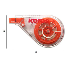 Корректирующая лента Kores 5 мм х 8 м фото Корректирующая лента Kores 5 мм х 8 м