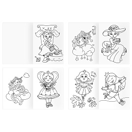 Суперраскраска на склейке А4, 40 стр., ТРИ СОВЫ "Принцесса и ее друзья