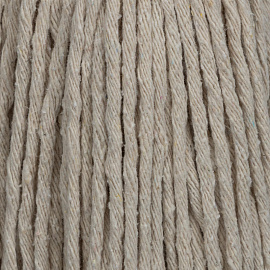 Насадка МОП для верёвочной швабры Кадыйская мануфактура Премиум II Люкс хлопок 30x8 см синяя/бежевая