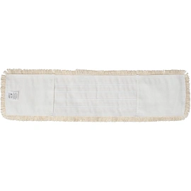 Насадка МОП для швабры-флаундера (плоской) Кадыйская мануфактура хлопок 60x13 см бежевая (петлевой)