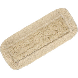 Насадка МОП для швабры-флаундера (плоской) Кадыйская мануфактура хлопок 60x13 см бежевая (шубка)