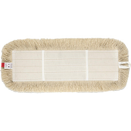 Насадка МОП для швабры-флаундера (плоской) Кадыйская мануфактура хлопок 60x13 см бежевая (шубка)