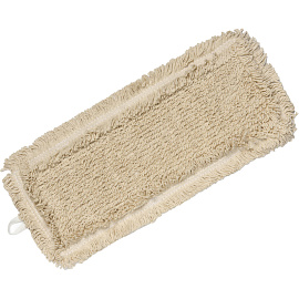 Насадка МОП для швабры-флаундера (плоской) Кадыйская мануфактура хлопок 50x15 см бежевая