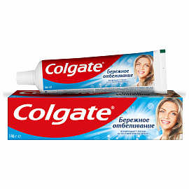 Зубная паста Colgate Бережное отбеливание с фтором и кальцием 100 мл