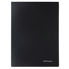 Папка 30 вкладышей BRAUBERG "Office", черная, 0,5 мм, 222632 фото Папка 30 вкладышей BRAUBERG "Office", черная, 0,5 мм, 222632