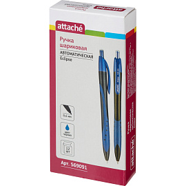 Ручка шариковая автоматическая Attache Eclipse синяя (толщина линии 0.6 мм) фото Ручка шариковая автоматическая Attache Eclipse синяя (толщина линии 0.6 мм)