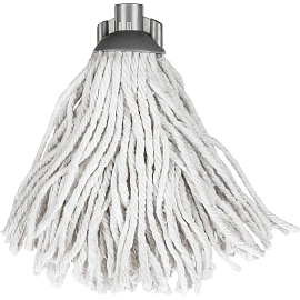 Швабра верёвочная Home Queen насадка хлопок 25 см рукоятка 114 см металл