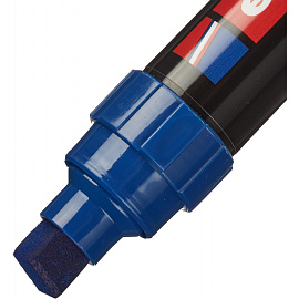 Маркер перманентный Edding E-390/3 синий (толщина линии 4-12 мм) скошенный наконечник