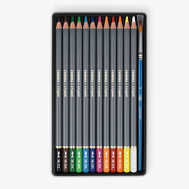 Карандаши акварельные художественные Гамма "Студия", 12цв., заточен., картон. упаковка фото Карандаши акварельные художественные Гамма "Студия", 12цв., заточен., картон. упаковка