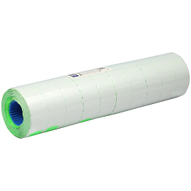 Этикет-лента OfficeSpace, 26*16мм, волна, зеленая, 800 этикеток фото Этикет-лента OfficeSpace, 26*16мм, волна, зеленая, 800 этикеток