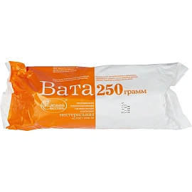 Вата Емельянъ Савостинъ гигиеническая нестерильная 250 г