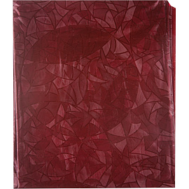 Скатерть одноразовая ПВХ 120x180 см красная