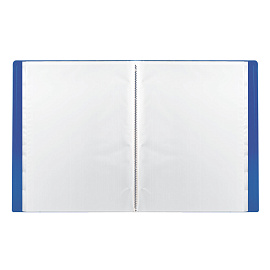 Папка 30 вкладышей BRAUBERG "Office", синяя, 0,5 мм, 222631 фото Папка 30 вкладышей BRAUBERG "Office", синяя, 0,5 мм, 222631