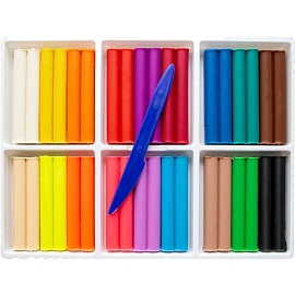 Пластилин восковой Луч Фантазия 18 цветов 270 грамм