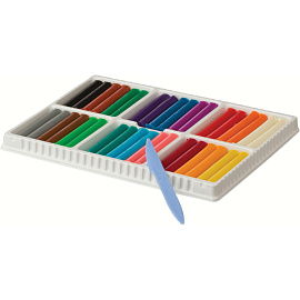 Пластилин восковой Луч Фантазия 18 цветов 270 грамм фото Пластилин восковой Луч Фантазия 18 цветов 270 грамм