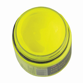 Краска акриловая флуоресцентная "Декола", банка 50 мл, лимонная, Невская Палитра, 4328214