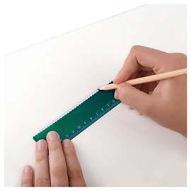 Линейка 15см СТАММ "Хамелеон", пластиковая, с волнистым краем, зеленый хамелеон, европодвес фото Линейка 15см СТАММ "Хамелеон", пластиковая, с волнистым краем, зеленый хамелеон, европодвес