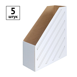 Накопитель-лоток архивный из микрогофрокартона OfficeSpace, 100мм, белый, до 900л. фото Накопитель-лоток архивный из микрогофрокартона OfficeSpace, 100мм, белый, до 900л.