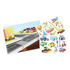 Игра развивающая на магнитах ТРИ СОВЫ "Транспорт", 23 эл.