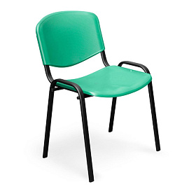 Стул офисный Easy Chair Изо зелёный пластик металл чёрный (573681)
