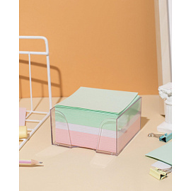 Блок для записей 90x90x50 мм в боксе разноцветный Attache (плотность 80-100 г/кв.м) фото Блок для записей 90x90x50 мм в боксе разноцветный Attache (плотность 80-100 г/кв.м)