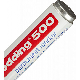 Маркер перманентный Edding E-500/1 черный (толщина линии 2-7 мм) скошенный наконечник