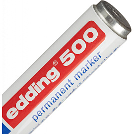 Маркер перманентный Edding E-500/3 синий (толщина линии 2-7 мм) скошенный наконечник фото Маркер перманентный Edding E-500/3 синий (толщина линии 2-7 мм) скошенный наконечник