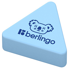 Ластик Berlingo "Zoo", треугольный, термопластичная резина, 28*24*10мм